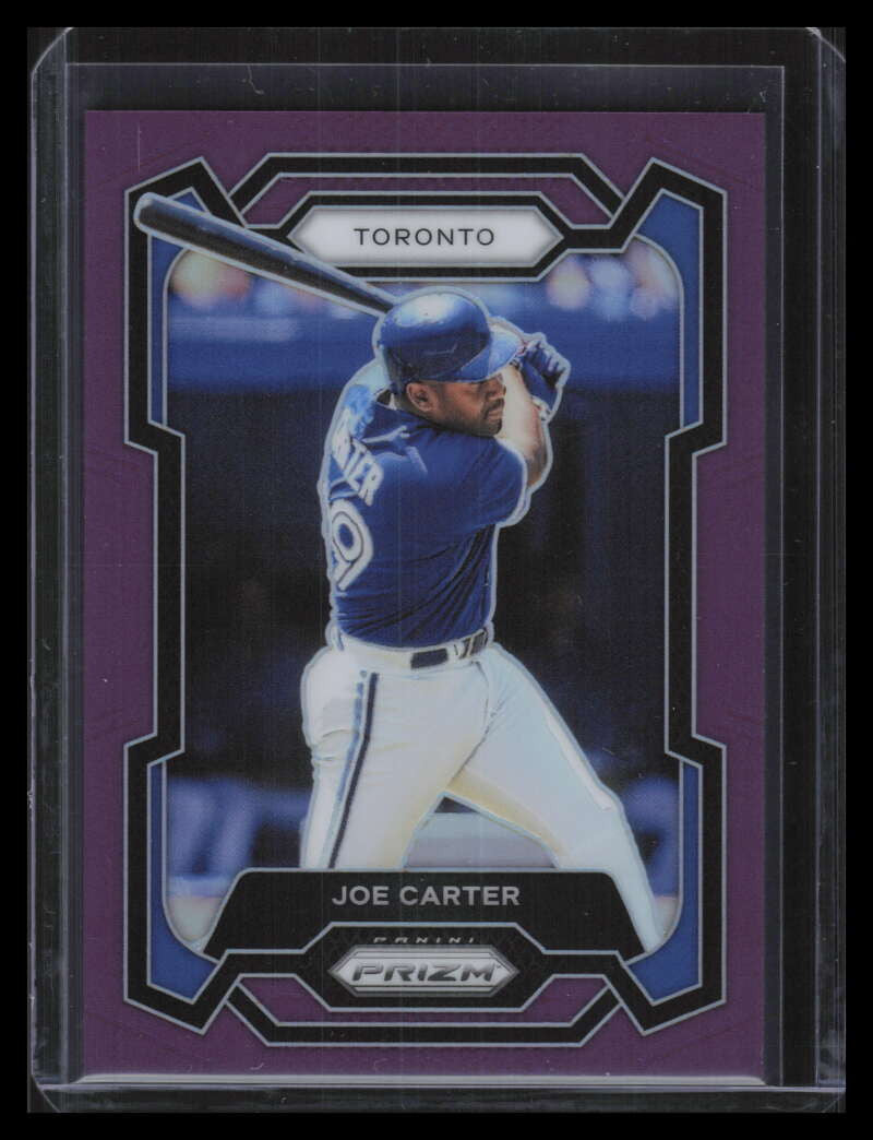 2024 Panini Prizm Prizms Purple Refractor 35 Joe Carter 9/99