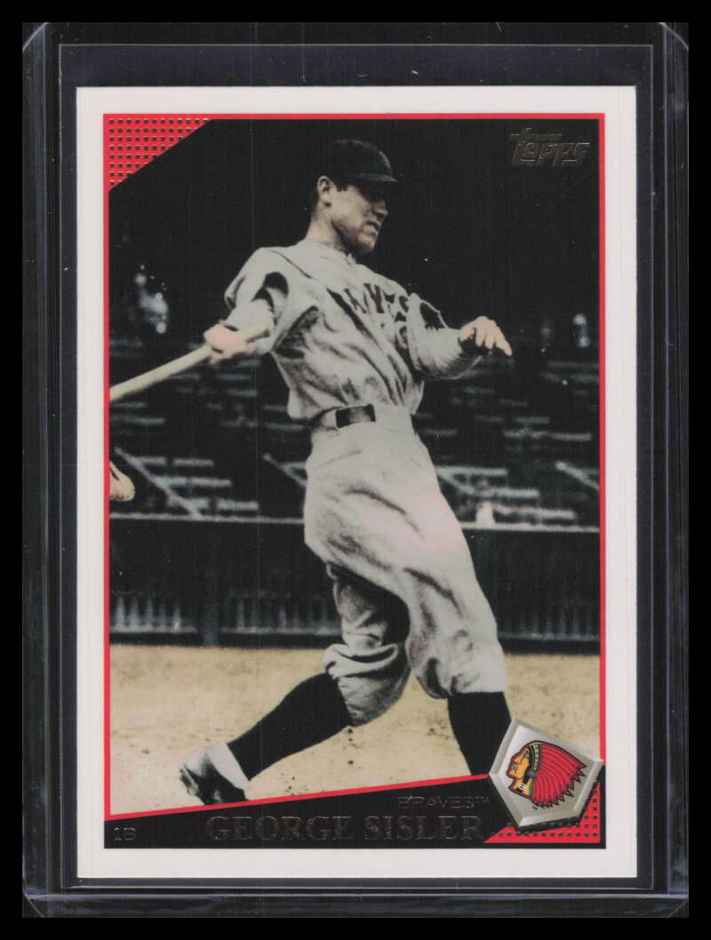 2009 Topps Update uh153b George Sisler SP