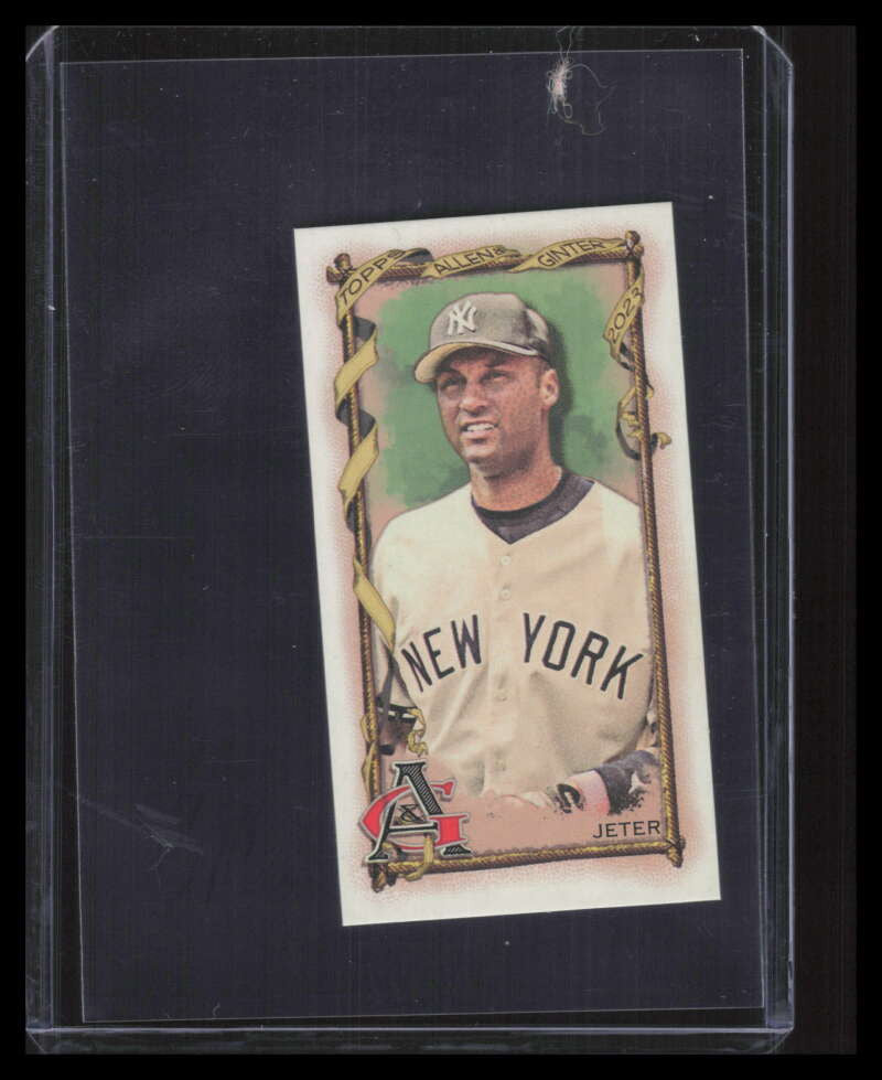 2023 Topps Allen and Ginter Mini 391 Derek Jeter EXT SP
