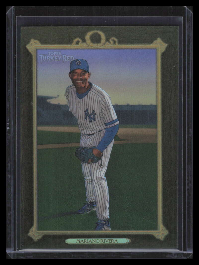 SOLD 157630 2007 Topps Turkey Red Chrome Black Refractor 60 Mariano Rivera 48/99