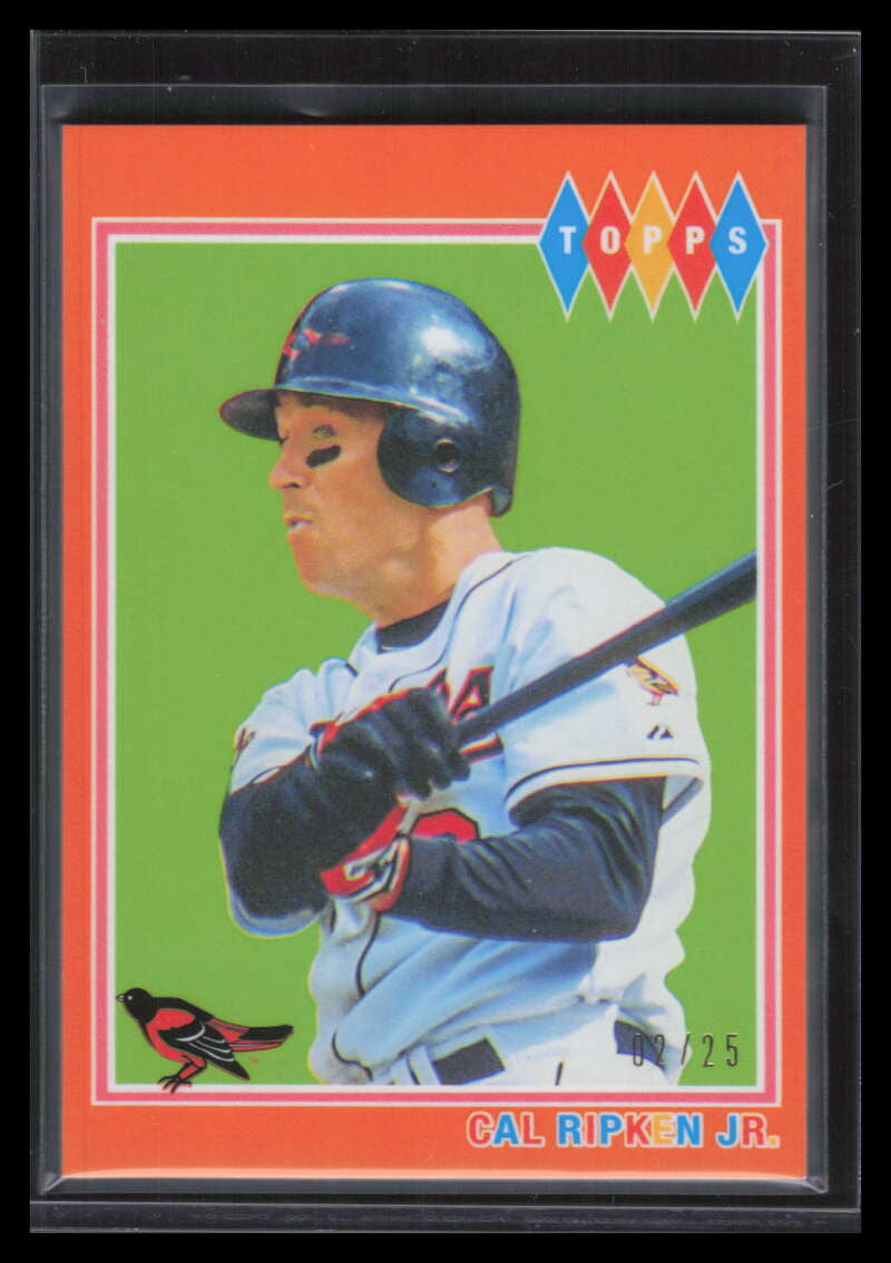 DELETE 157632 2022 Topps Brooklyn Collection Orange 16 Cal Ripken Jr. 2/25