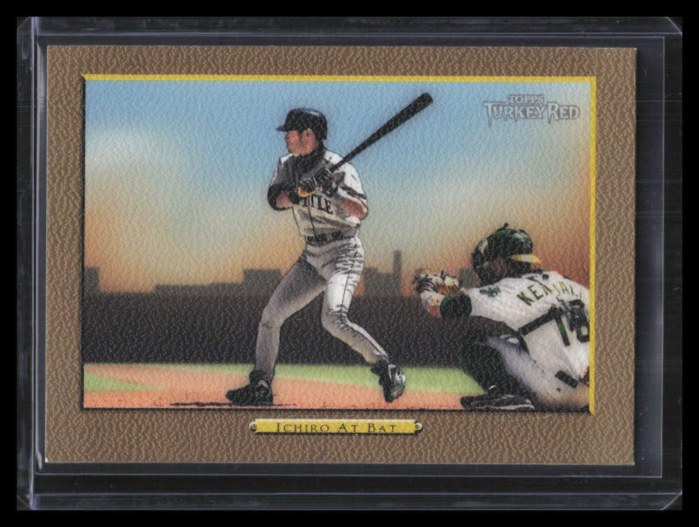 2005 Topps Turkey Red Gold 50 Ichiro Suzuki At Bat CL 12/50 Checklist
