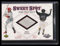 2001 Sweet Spot Game Duos b1mp Timo Perez Mark McGwire Dual 10/12/00 Used Base
