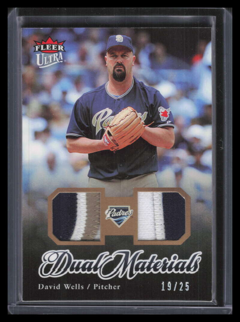 2007 Ultra Dual Materials Patch DW David Wells Dual Patch 19/25