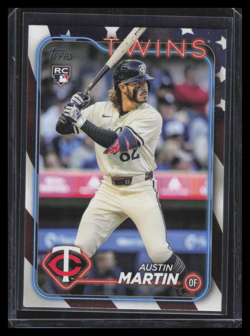 2024 Topps Update Independence Day us96 Austin Martin Rookie 42/76