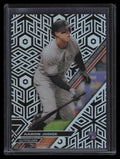 2017 Topps High Tek Blackout Chainlink Hexagon HTAJ Aaron Judge Rookie