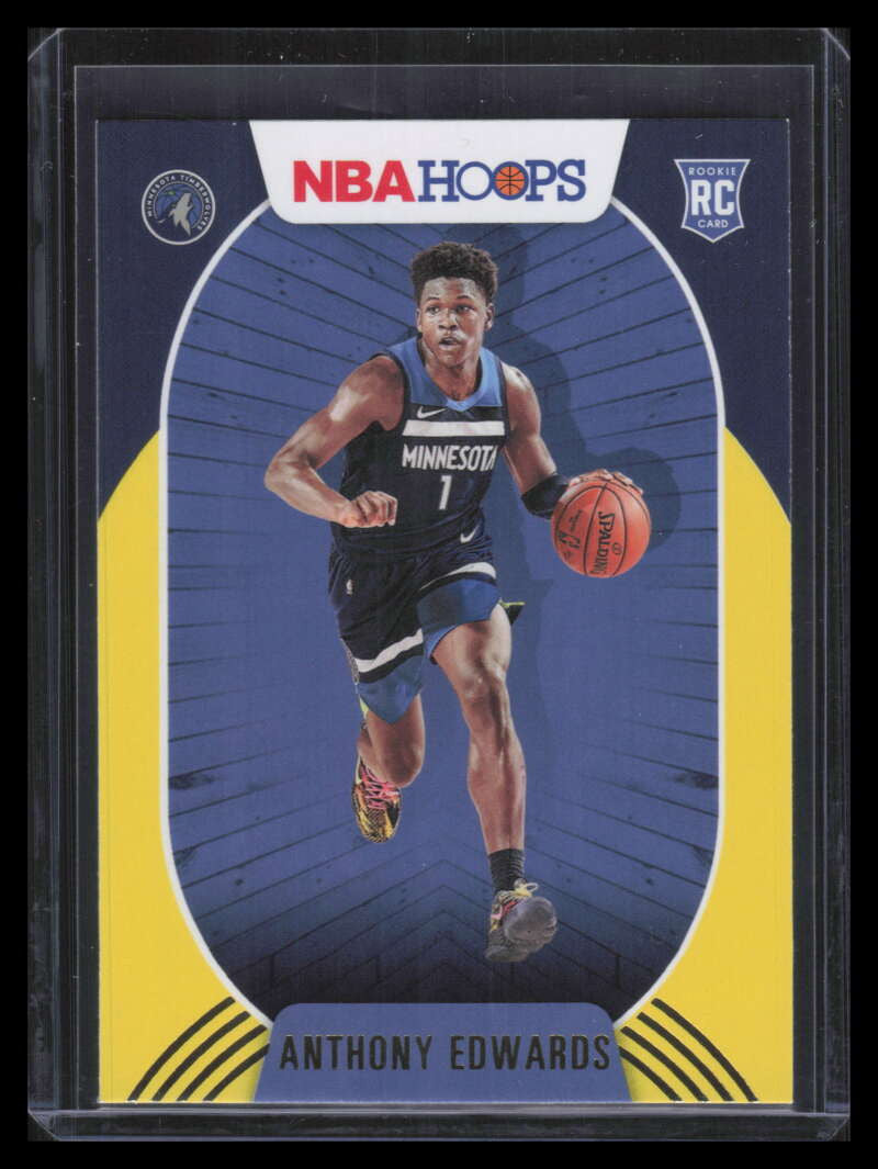 DELETE 157806 2020-21 Hoops Yellow 216 Anthony Edwards Rookie