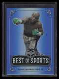 2019 Leaf Best of Sports Blue m04 Floyd Mayweather Jr. 12/35