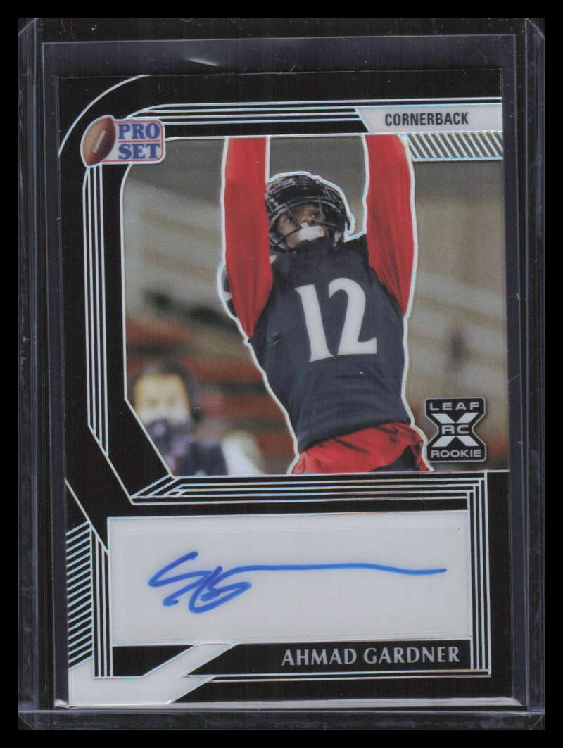 DELETE 157868 2022 Leaf Pro Set Metal Prismatic Black Ahmad Sauce Gardner Rookie Auto 11/20