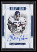 SOLD 157902 2018 Panini National Treasures Signatures Holo Silver 23 Harry Carson Auto 3/5