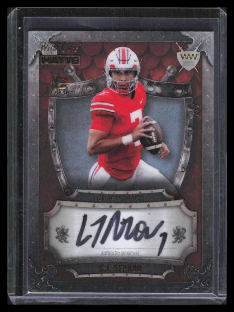 2023 Wild Card Matte Weekend Warriors Autographs CJ Stroud Rookie Auto 2/2