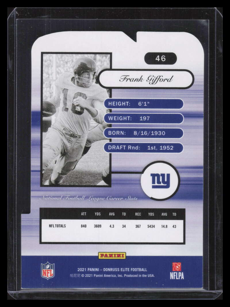 2021 Elite '01 Elite Aspirations Die Cut 46 Daniel Jones 27/84