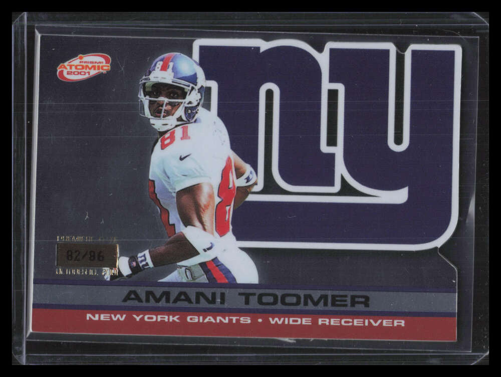 2001 Pacific Prism Atomic Premiere Date 96 Amari Toomer 82/86