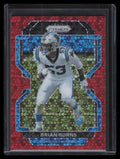 2021 Panini Prizm Prizms No Huddle Red Refractor 316 Brian Burns 26/50