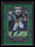 2022 Panini Prizm Prizms Green Scope Refractor 170 Josh Jacobs 26/75