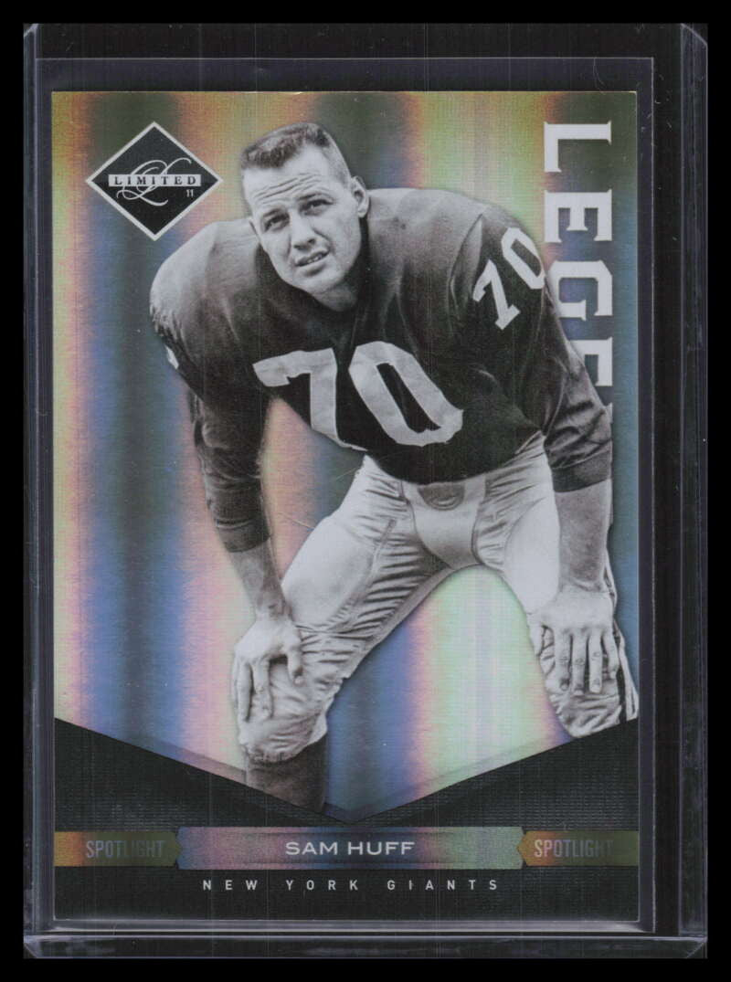 2011 Limited Gold Spotlight 116 Sam Huff 12/25