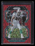 2021 Panini Prizm Prizms No Huddle Red Refractor 113 Jason Taylor 28/50