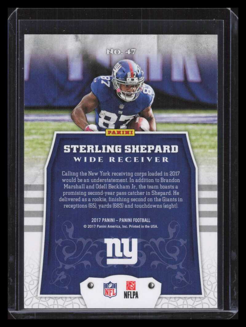 2017 Panini Gold 47 Sterling Shepard 3/10