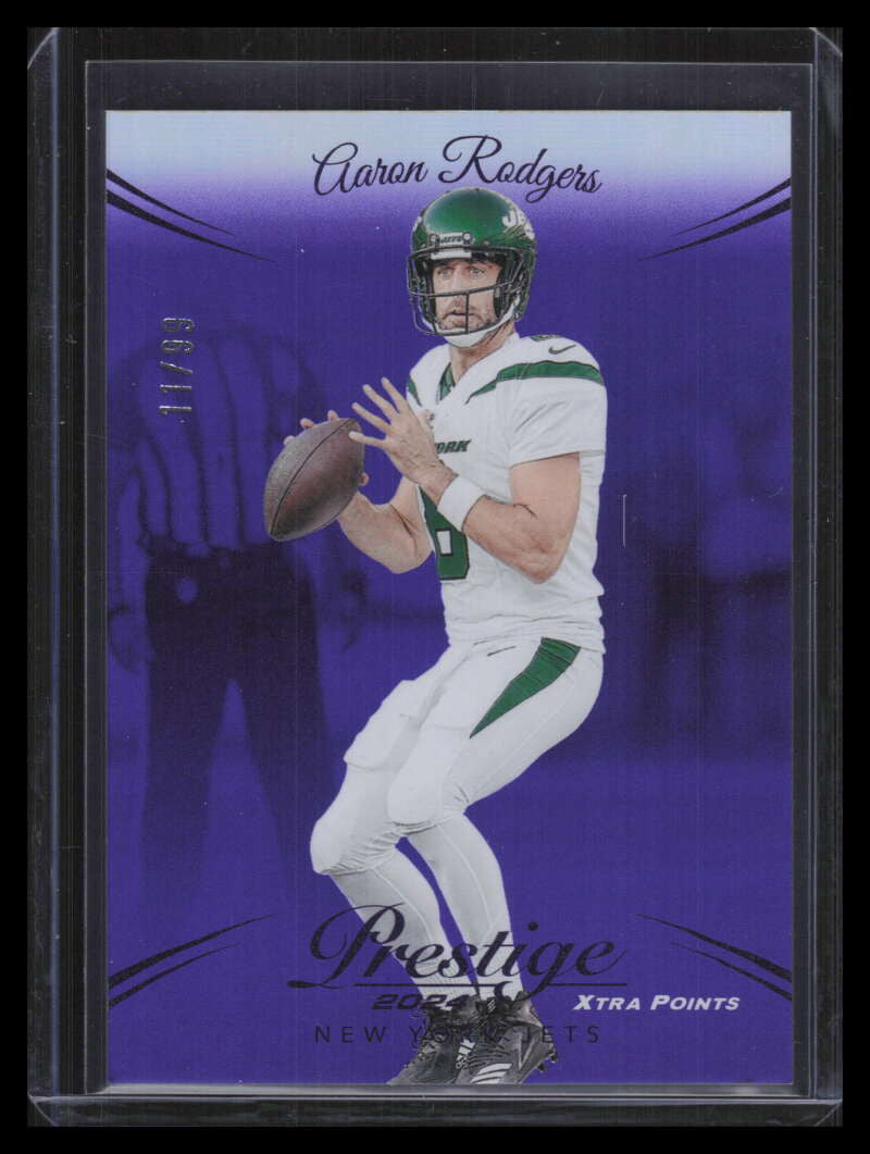 2024 Prestige Xtra Points Premium Purple 228 Aaron Rodgers 11/99