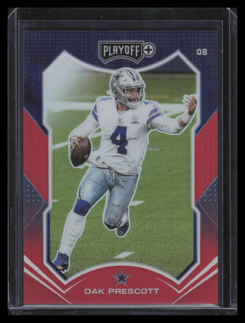 2021 Playoff Plus Red 100 Dak Prescott 12/25