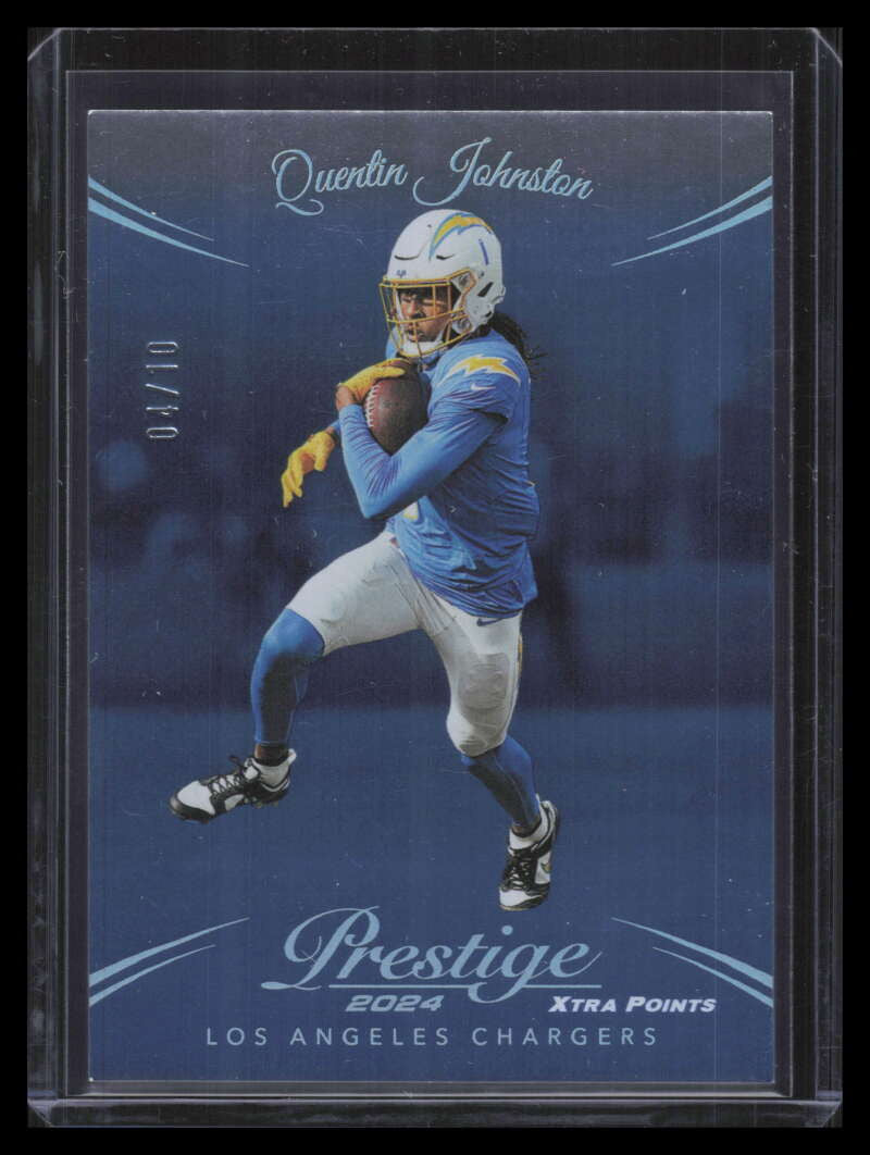 2024 Prestige Xtra Points Platinum 166 Quentin Johnston 4/10