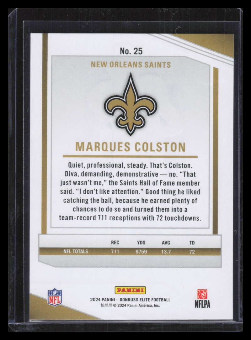 2024 Elite Gold 25 Marques Colston 4/10