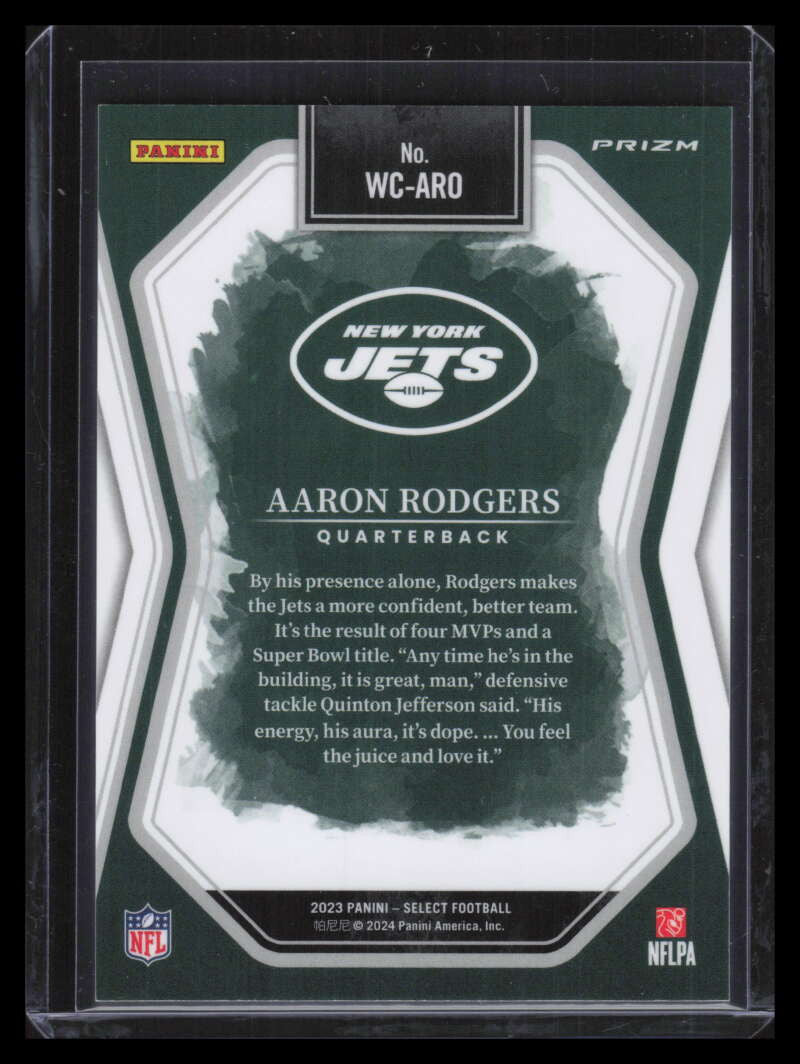SOLD 158051 2023 Select Watercolors 21 Aaron Rodgers