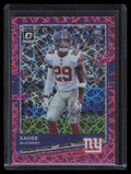 2020 Donruss Optic Pink Velocity Refractor 121 Xavier McKinney Rookie 67/79