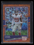 2020 Donruss Optic Orange Scope Refractor 121 Xavier McKinney Rookie 34/79