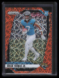 2024 Panini Prizm Prizms Orange Lazer Refractor 314 Brian Thomas Jr. Rookie