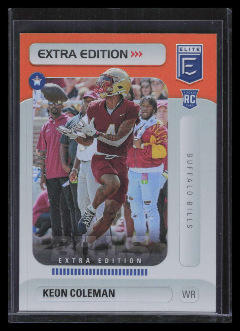 2024 Elite Extra Edition Orange 8 Keon Coleman Rookie 19/25