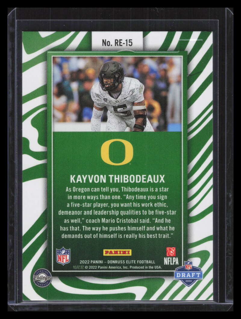 2022 Elite Rookie Elitist Gold 15 Kayvon Thibodeaux Rookie 2/5