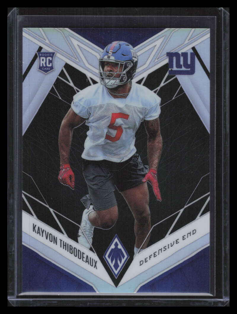2022 Panini Phoenix Black 168 Kayvon Thibodeaux Rookie 3/10