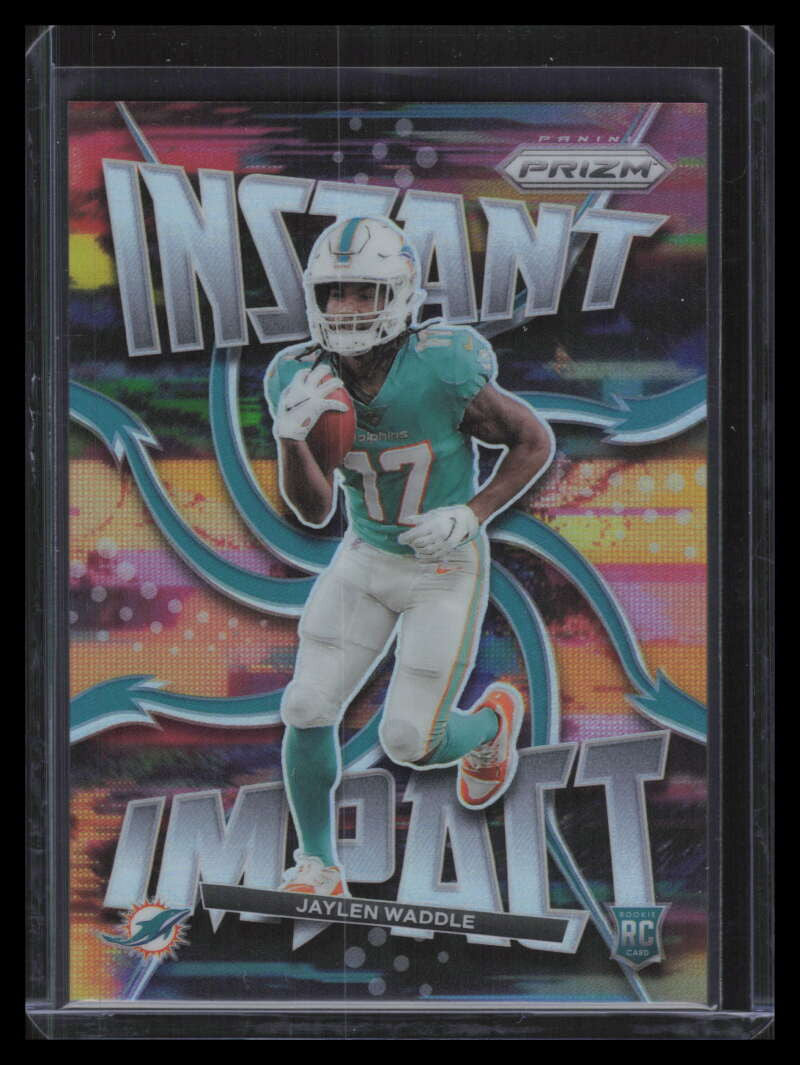 2021 Panini Prizm Instant Impact 9 Jaylen Waddle Rookie