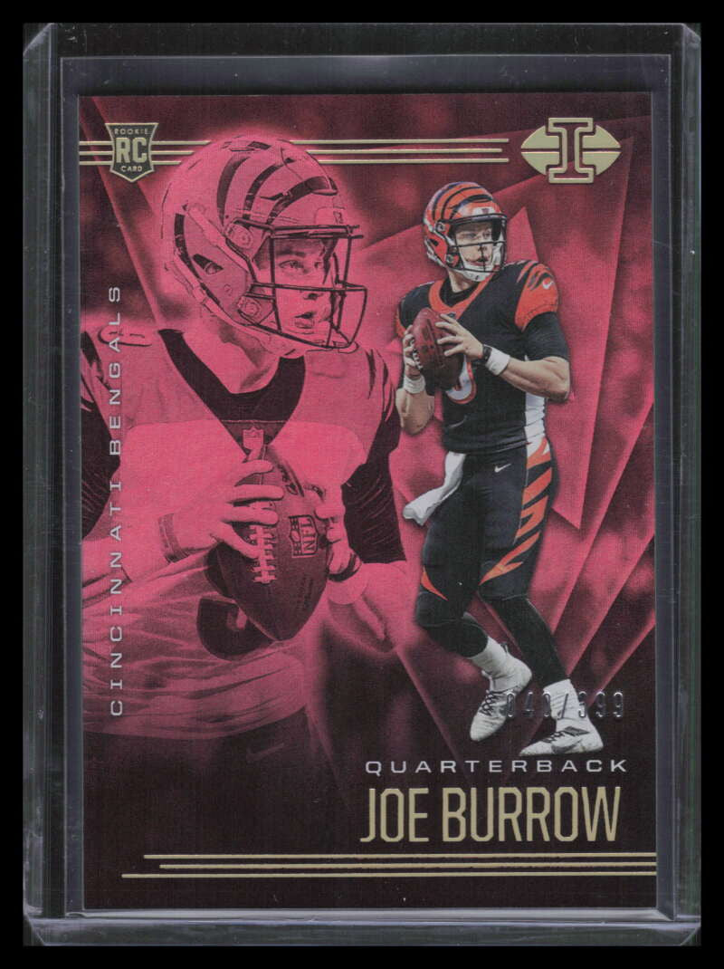 2020 Panini Illusions Pink 5 Joe Burrow Rookie 40/399