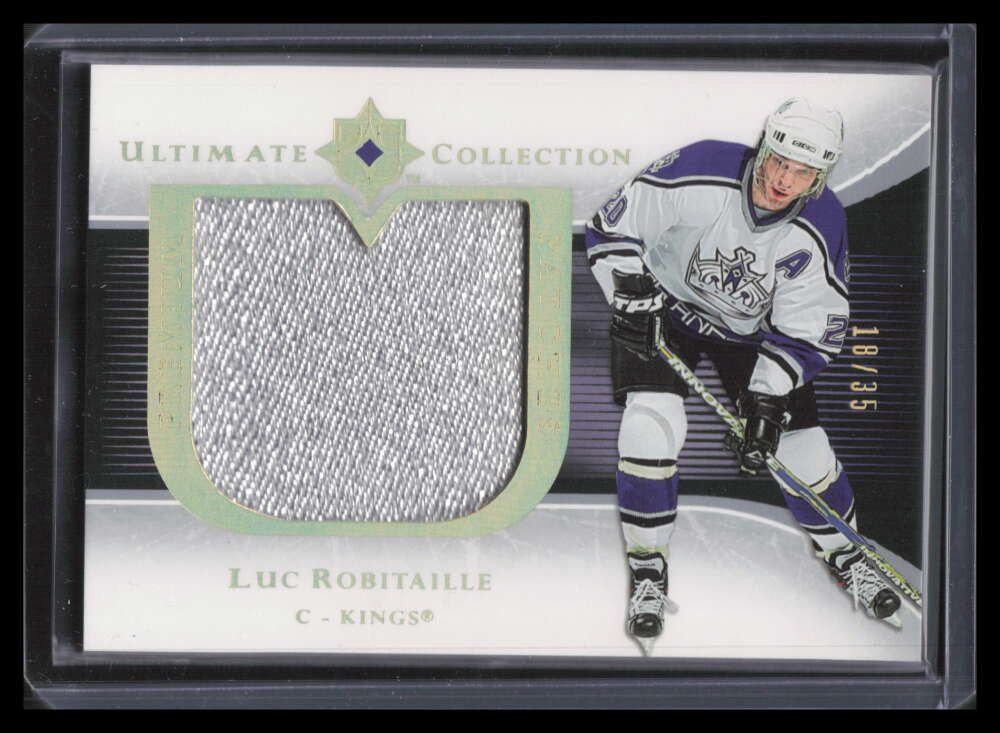 2005-06 Ultimate Collection Premium Patches Luc Robitaille Jumbo Patch 18/35