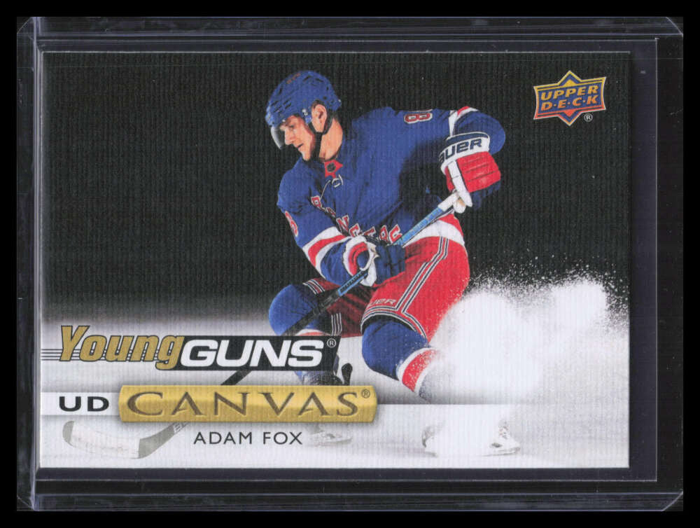 2019-20 Upper Deck Canvas c97 Adam Fox Rookie YG Young Guns