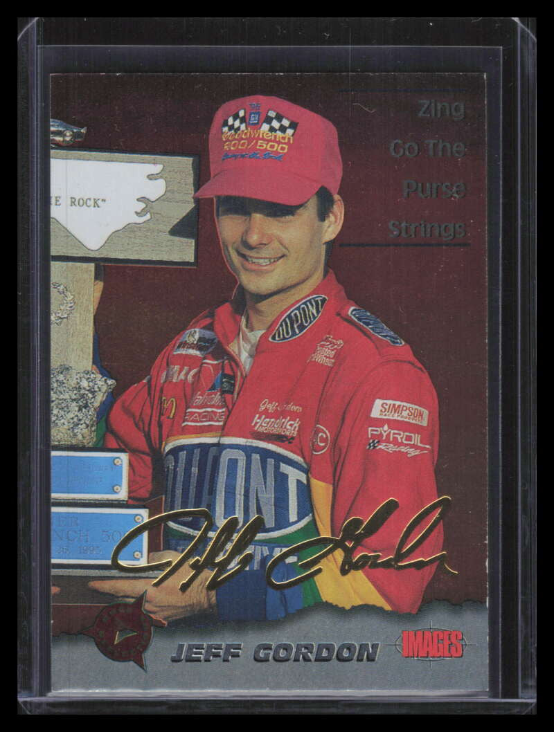 1995 Images Race Reflections Gordon Facsimile Signature jg1 Jeff Gordon 320/675