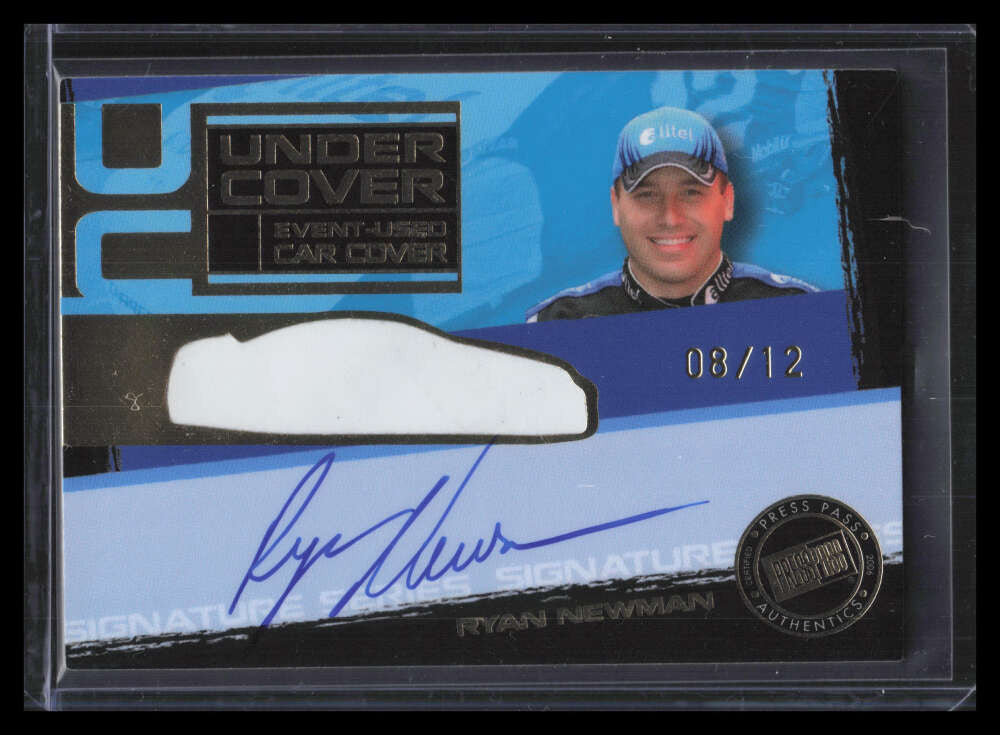 2006 Press Pass Eclipse Under Cover Autographs Ryan Newman Car Cover Auto 8/12
