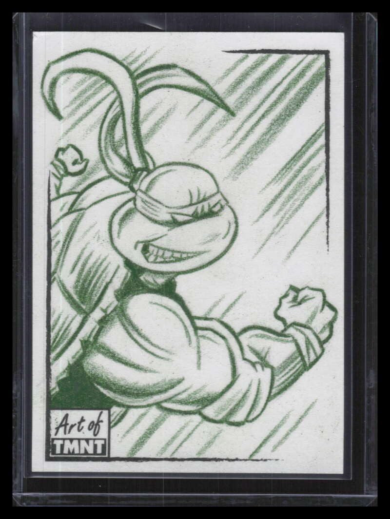 2019 Topps Art of TMNT Sketches Steve Potter Sketch 1/1 Mutant Ninja Turtles