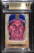 SOLD 158355 2020 Topps Transcendent Sketch Reproductions Randy Johnson 58/95 BGS 9.5 GEM