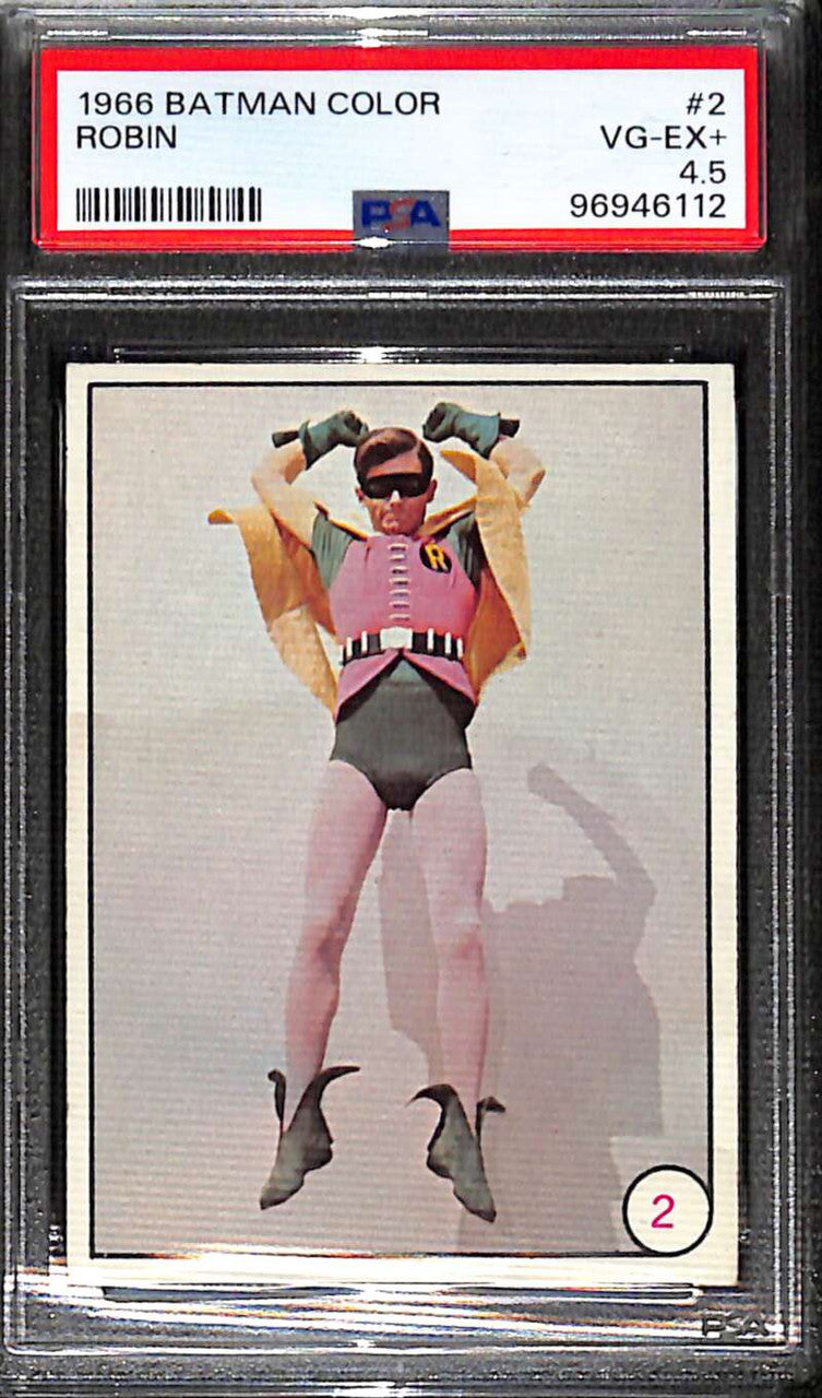 DELETE 158428 1966 Topps Batman Color 2 Robin PSA 4.5 VG-EX+
