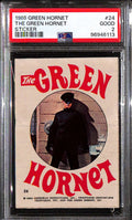 1966 Topps Green Hornet Stickers 24 The Green Hornet Kato Bruce Lee PSA 2 GOOD