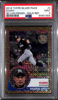 2018 Topps '83 Silver Pack Chrome Gold Refractor 3 Ichiro Suzuki 23/50 PSA 9