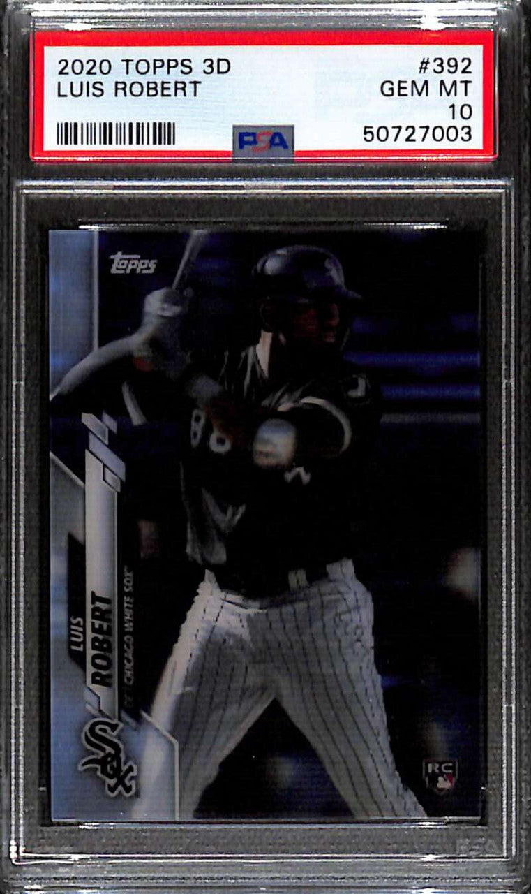 2020 Topps On Demand 3d 392 Luis Robert Rookie PSA 10 GEM MT