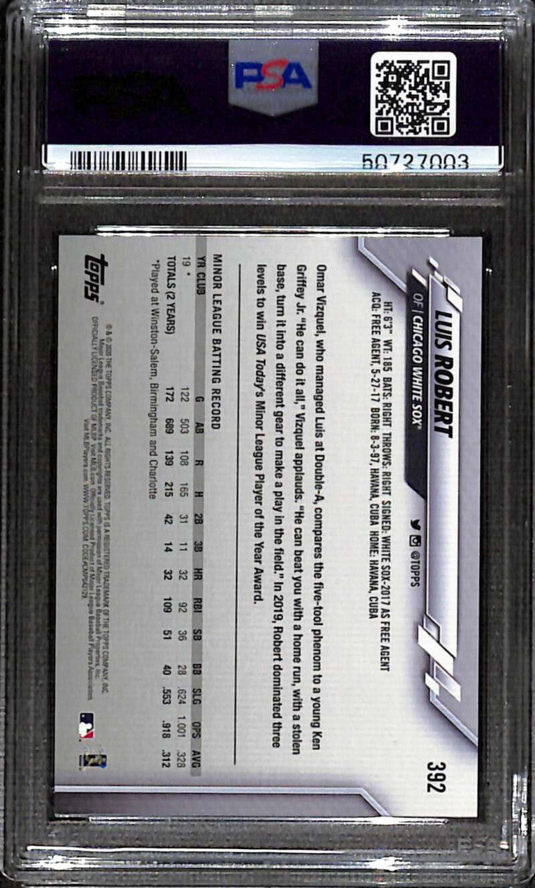 2020 Topps On Demand 3d 392 Luis Robert Rookie PSA 10 GEM MT
