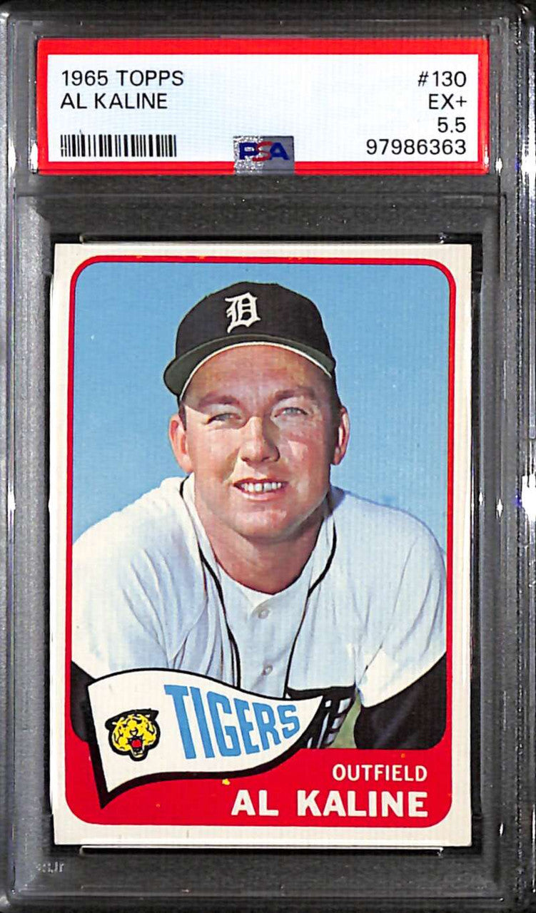 DELETE 158585 1965 Topps 130 Al Kaline PSA 5.5 EX+