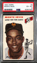 1954 Topps 3 Monte Irvin PSA 6 EX-MT