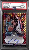 2022-23 Panini Mosaic Collage Autographs Choice 50 Jaden Ivey Rookie Auto PSA 10