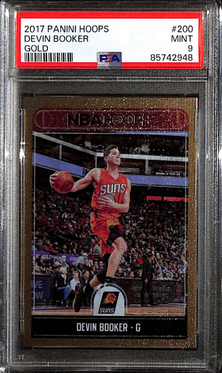 2017-18 Hoops Gold 200 Devin Booker 9/10 PSA 9 MINT